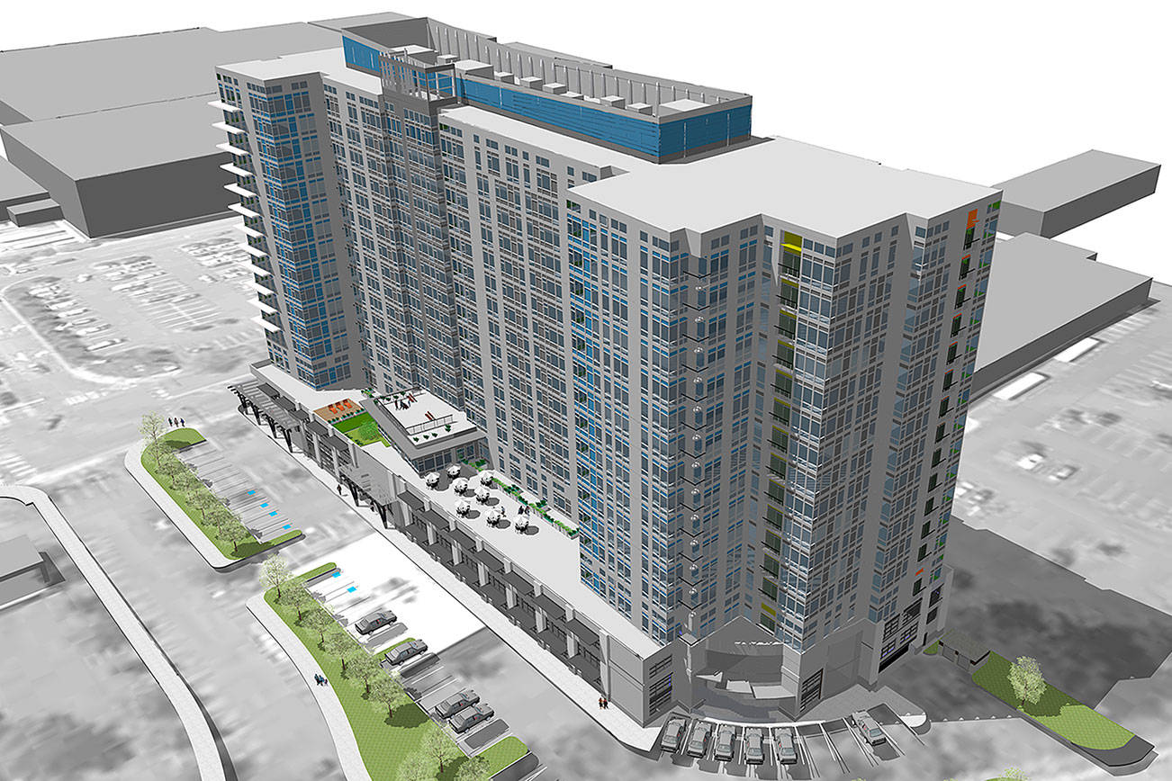 Developer proposes an 18-story building in Lynnwood