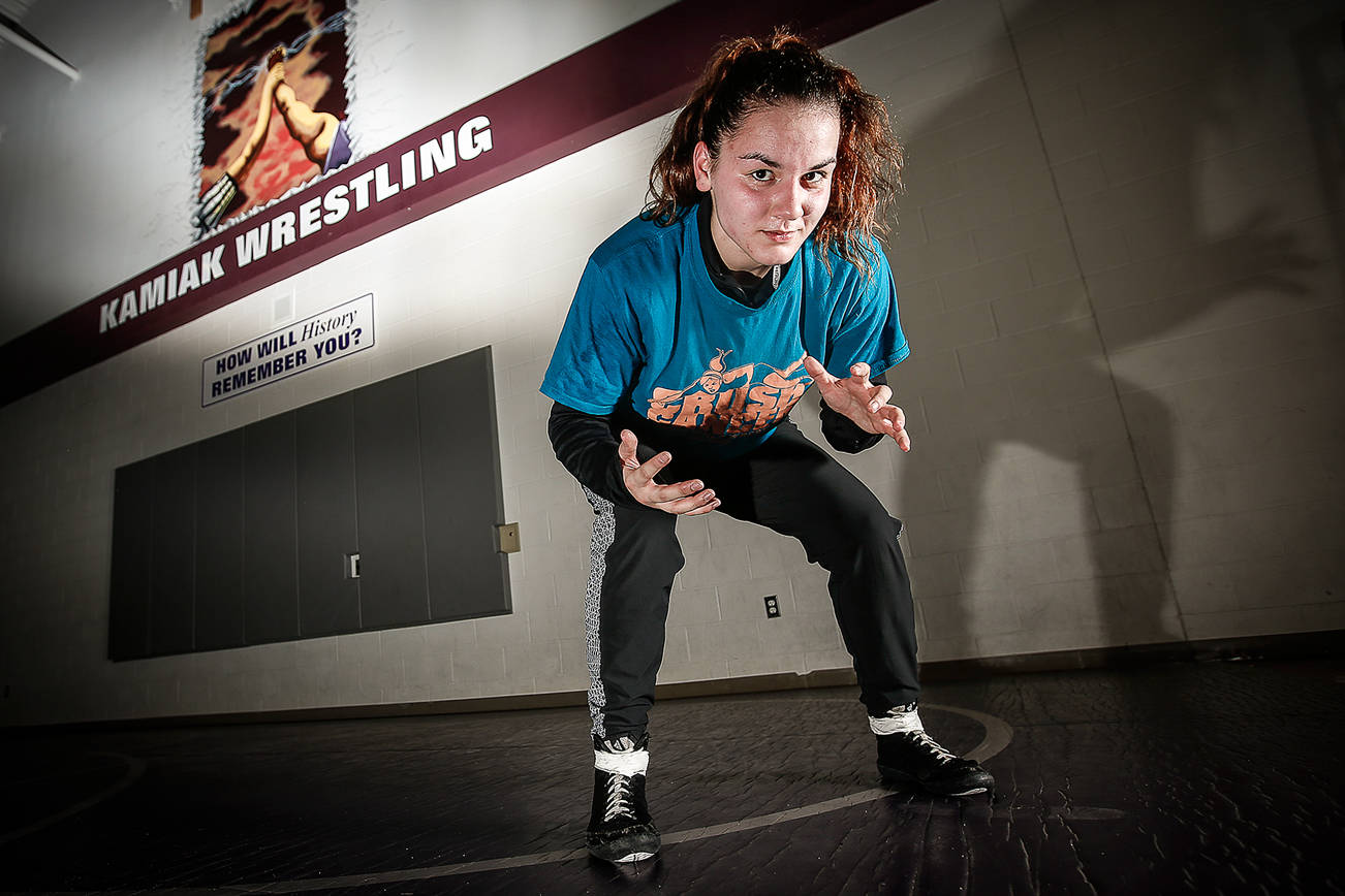 She could be county’s best female high school wrestler ever