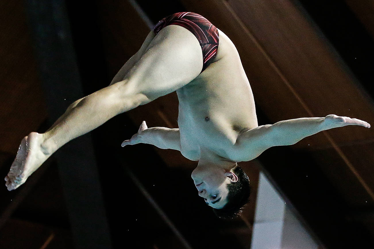 Cascade junior is ‘at home’ on the diving board