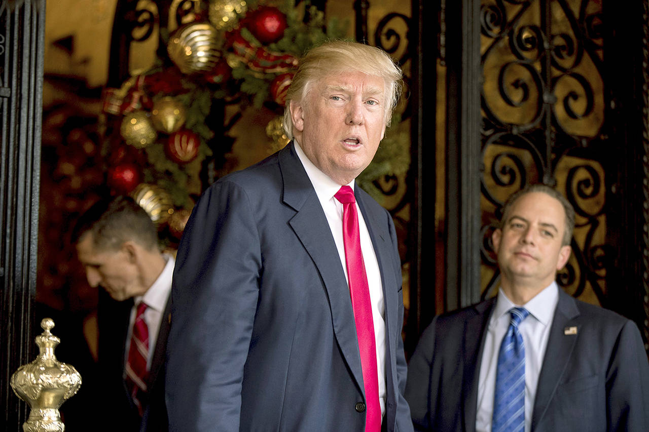 President Trump’s first chief of staff says all those reports about chaos in the early days of the Trump White House were true — and then some. (AP Photo/Andrew Harnik, File)