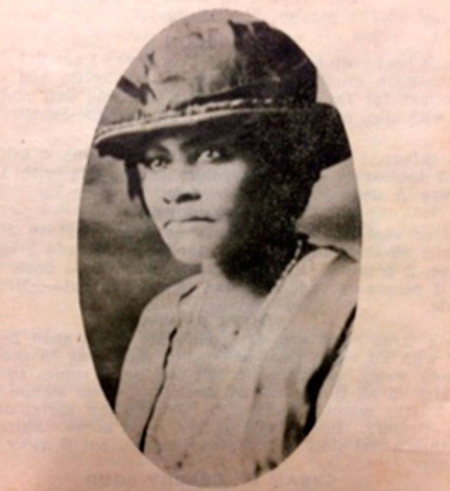 Mrs. Jennie Samuels was the founder of the Nannie Burroughs Study Club, named for Nannie Helen Burroughs, an African American educator, orator, feminist, and civil rights activist, in Everett. (Everett Public Library photo)
