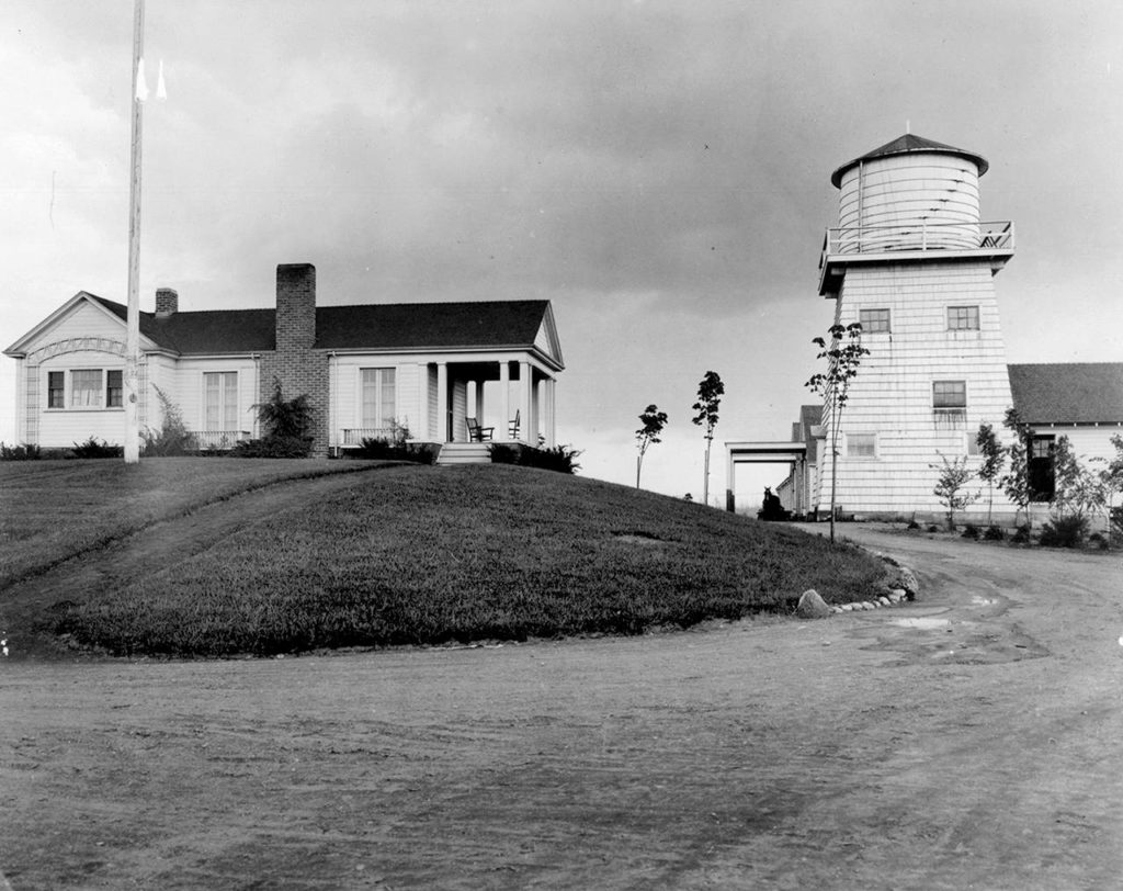 The water tower at Heritage Park in Lynnwood is expected to be renovated after a recent donation, returning to its original state which included a water tank. (City of Lynnwood)
