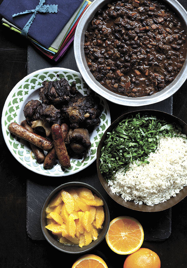 These spicy black beans make up the base of feijoada — described as the gumbo of Brazil — but they’re also amazing served on their own. (Photo by Beatriz da Costa)