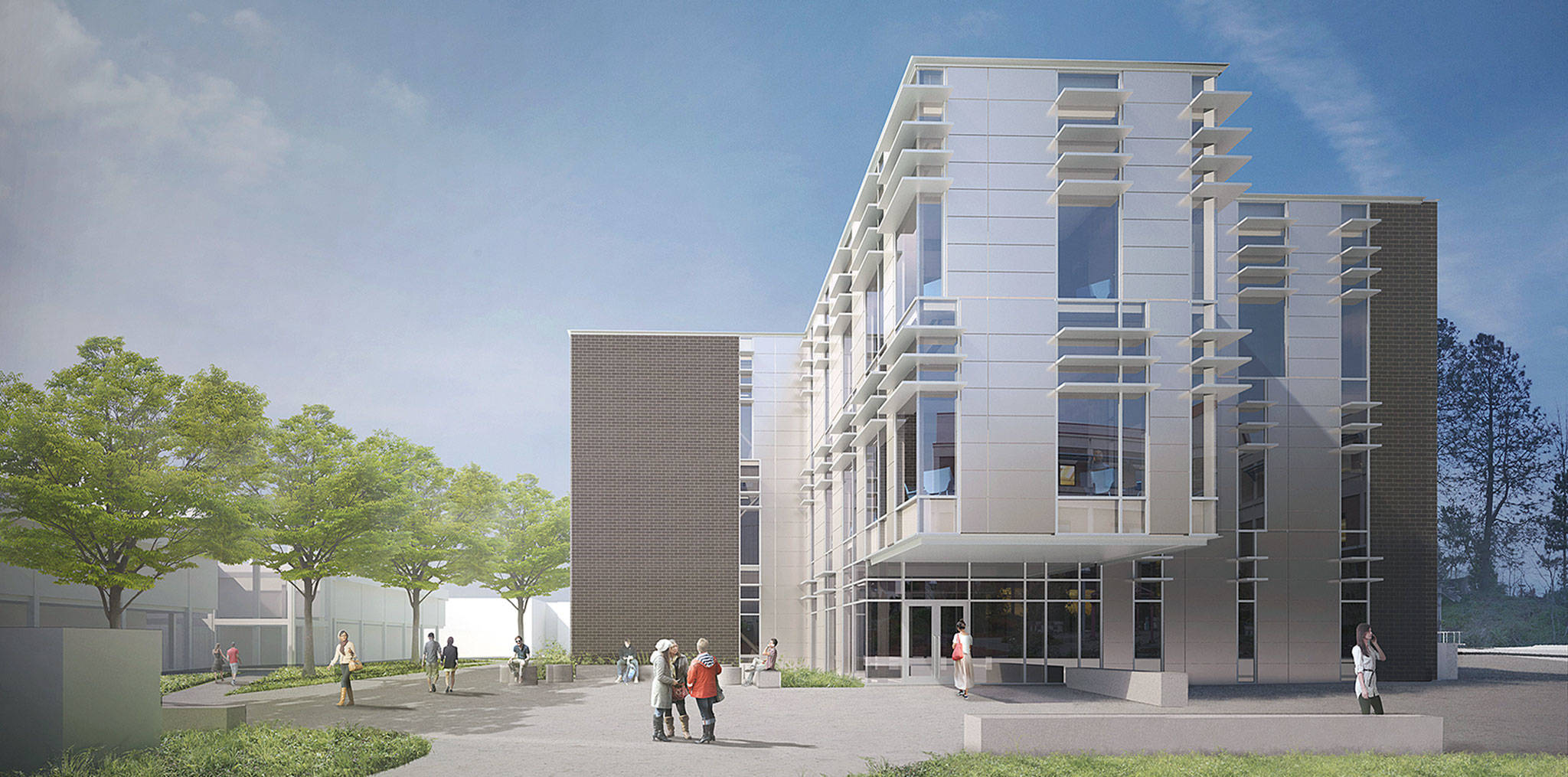 Edmonds Community College                                An artist’s rendering of the proposed new science, engineering and technology building at Edmonds Community College.