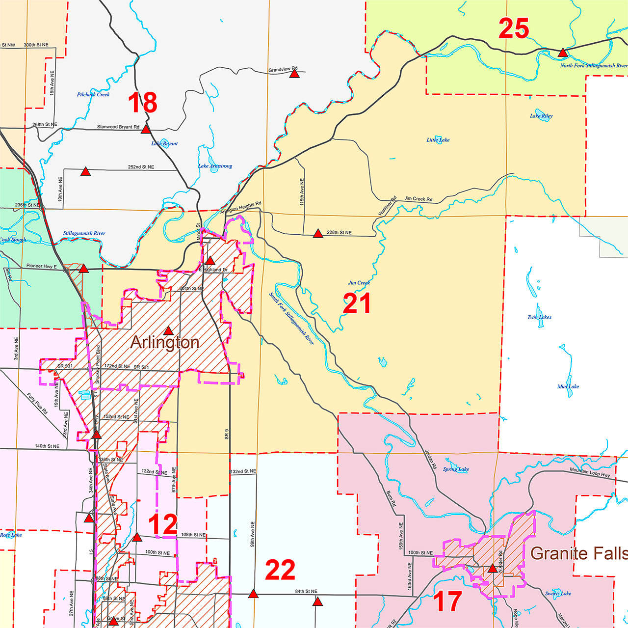 Snohomish County Fire District 21 encompasses 70 square miles. (Snohomish County)