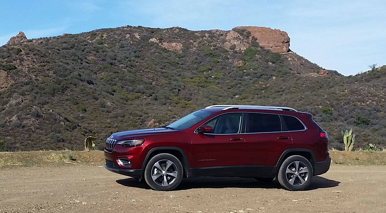 The 2019 Jeep Cherokee offers a new 2.4-liter turbocharged four cylinder engine producing 270 horsepower and 295 lb-ft of torque. Cherokee’s previous 2.4-liter four cylinder and 3.2-liter V6 are still available. (Mary Lowry / For The Herald)