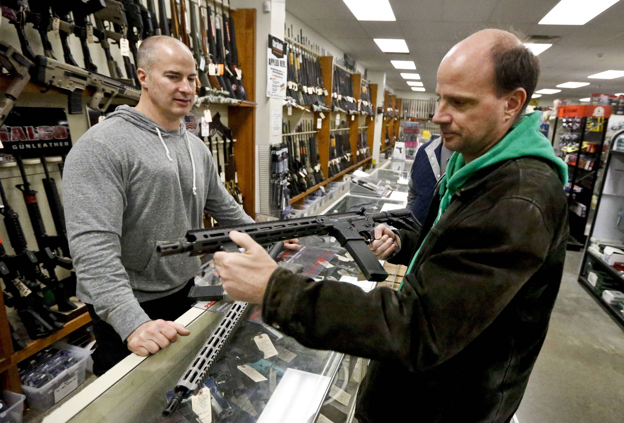 ‘Trump slump’ in gun sales continues despite control debate