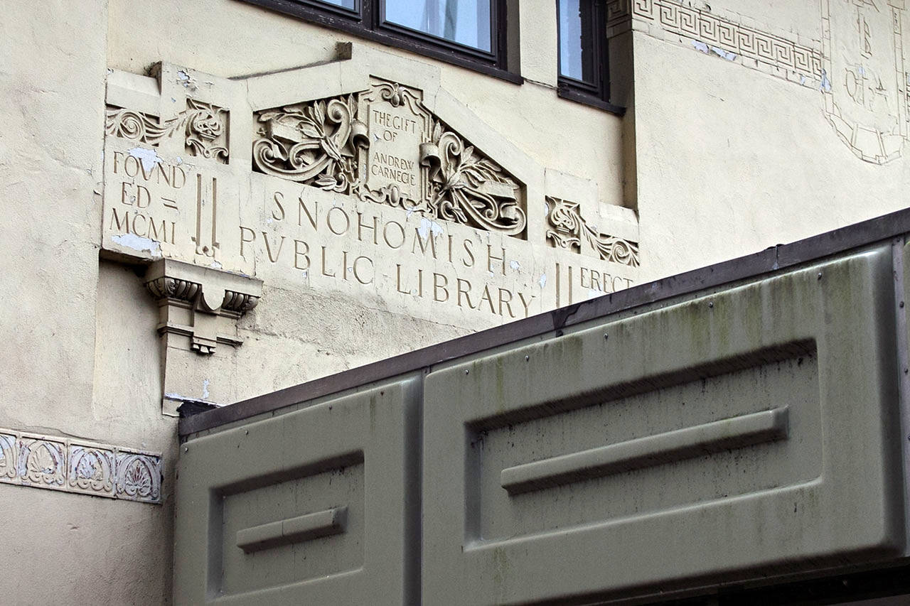 The 1968 addition at the Carnegie library building is in the planning stages of being removed and the library remodeled. (Kevin Clark / The Herald)