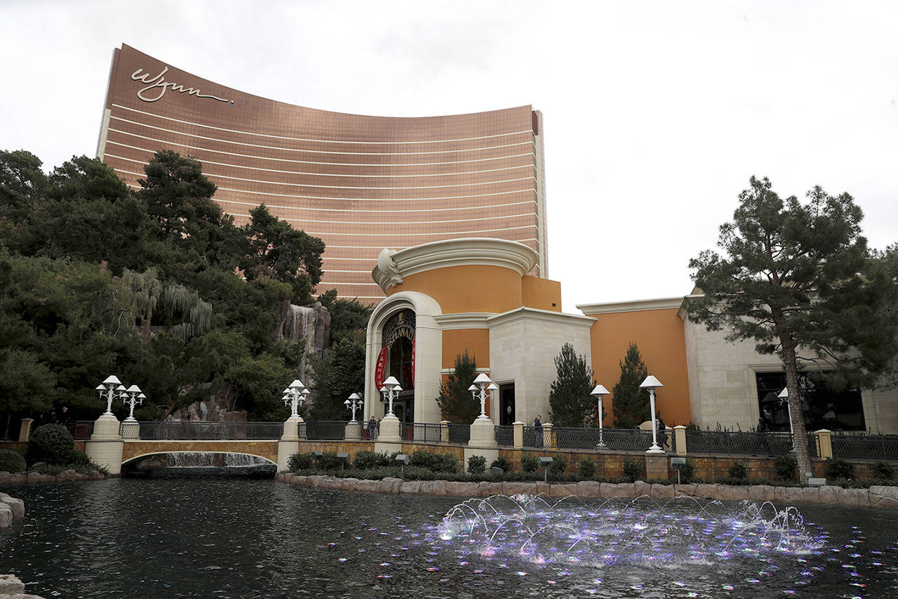 Wynn Las Vegas is pictured in Las Vegas. (AP Photo/Isaac Brekken, File)