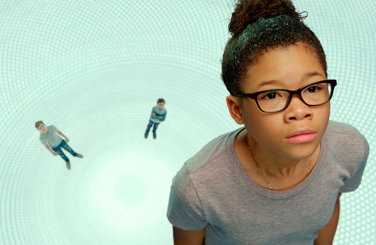 Storm Reid plays Meg Murry in “A Wrinkle in Time.” (Walt Disney Pictures)