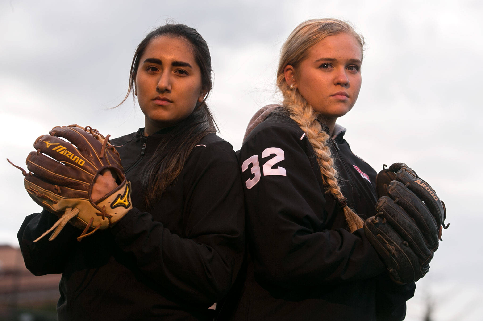 Mountlake Terrace seniors Sammy Ruiz (left) and Jazz Zenk were all-Wesco 3A first-team selections last season. (Kevin Clark / The Daily Herald)