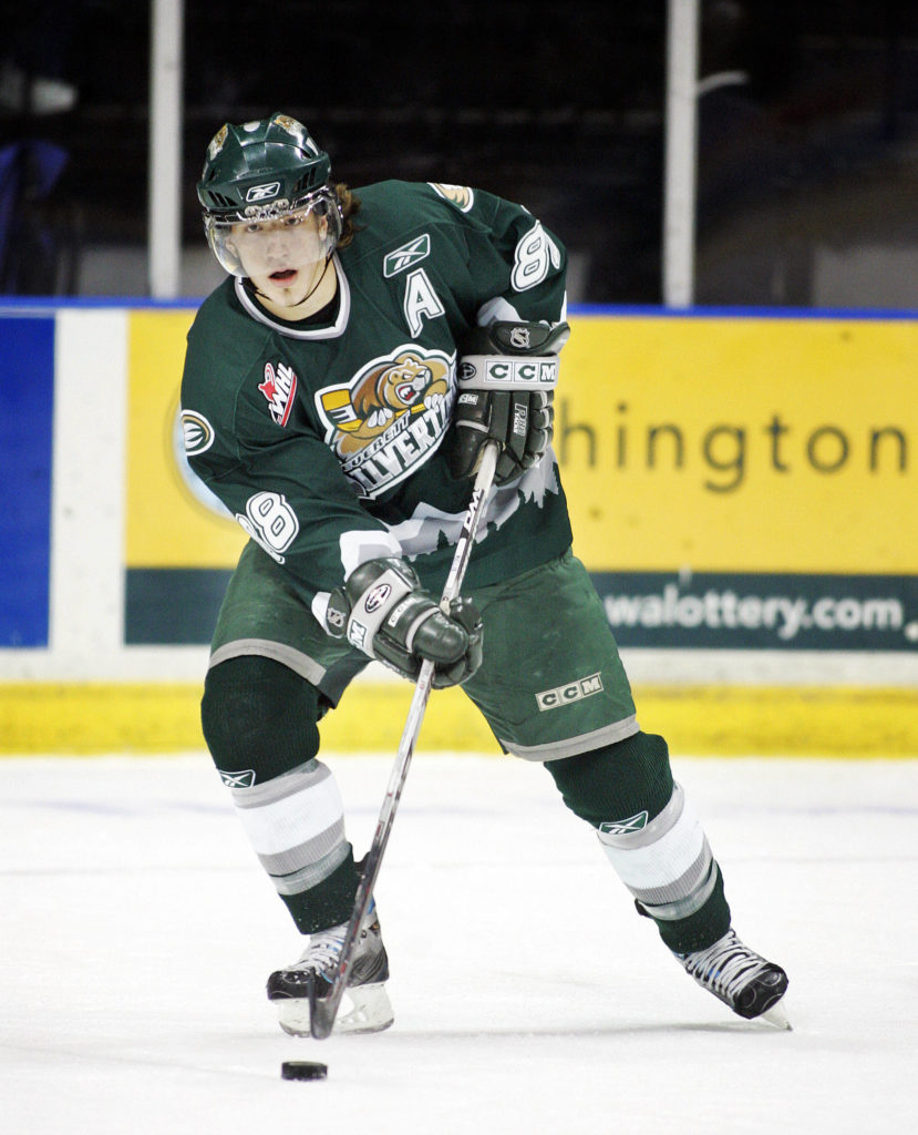 Peter Mueller (2005-07)
Center Peter Mueller played for the Everett Silvertips from 2005-07. (Jason Fritz/ The Herald)
