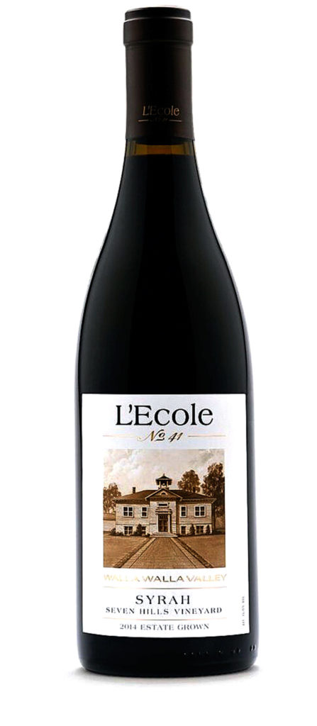The L’Ecole No. 41 Seven Hills Vineyard Estate 2014 Syrah is the latest in a long line of award-winning wines from this vineyard near Milton-Freewater, Oregon. (Photo courtesy of L’Ecole No. 41)
