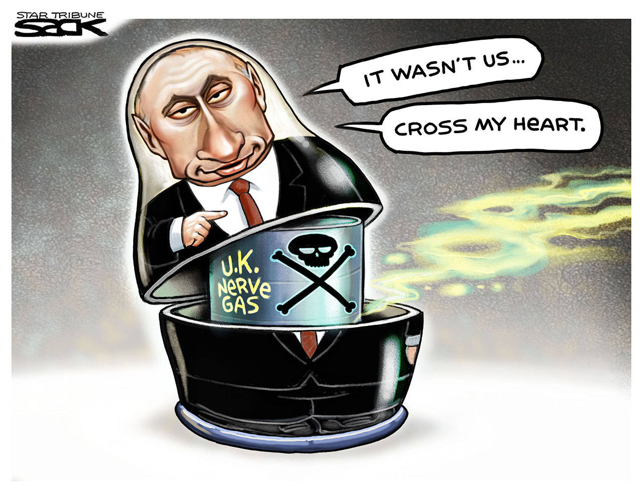 Editorial cartoons for Monday, March 19