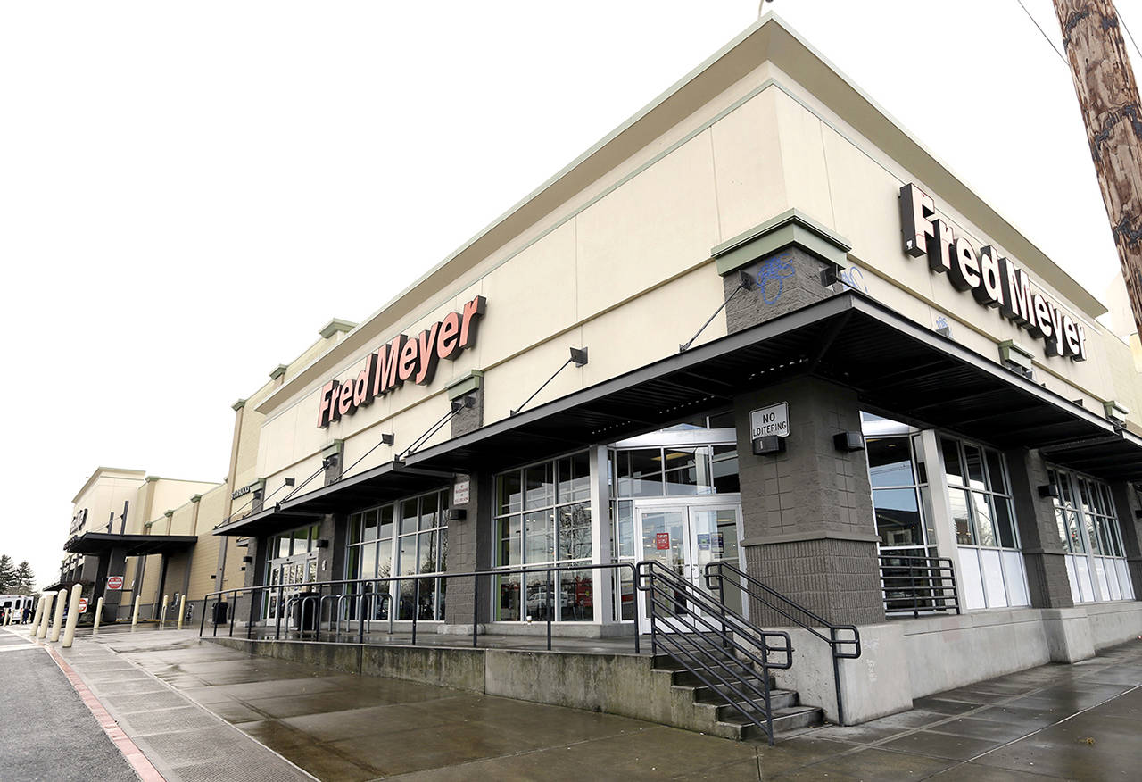This Fred Meyer store in Portland, Oregon, is one of more than 130 stores in the Pacific Northwest. (AP Photo/Don Ryan, file)