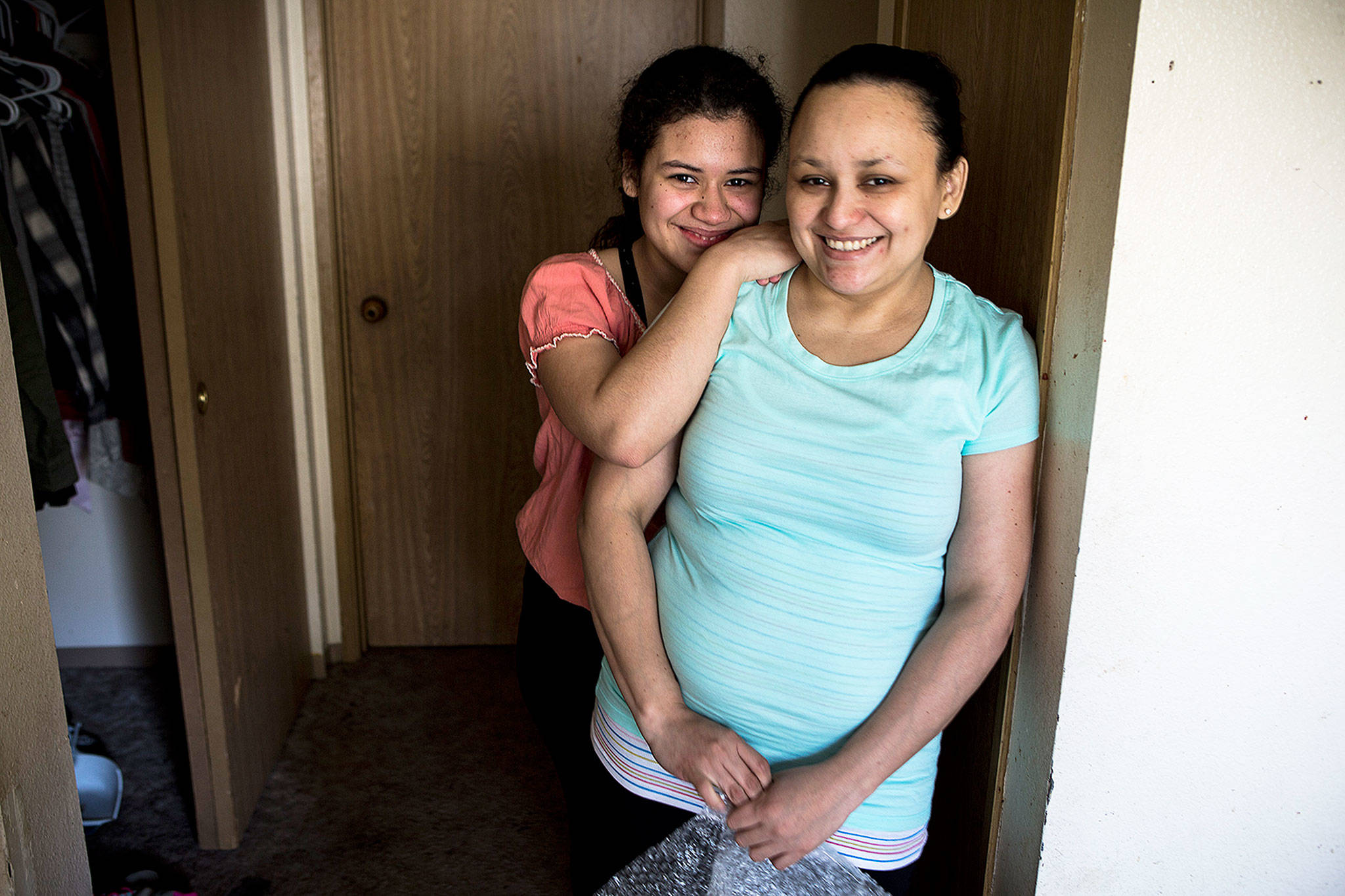 Bernarda Pineda brought her oldest daughter, Sherly Alvarado-Pineda, 14, to the U.S. 12 years ago. Through an online fundraising campaign, Pineda was able to hire an immigration attorney to fight her deportation and the separation of her from her girls. (Ian Terry / Herald file)