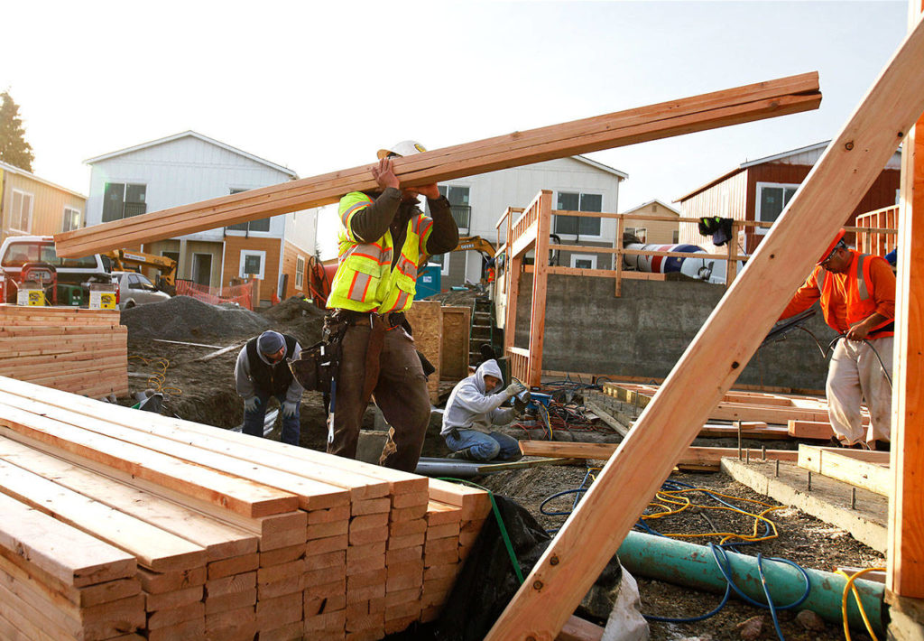 Lack of new homes is one of the issues facing people in Snohomish County, according to four real experts. (File photo)
