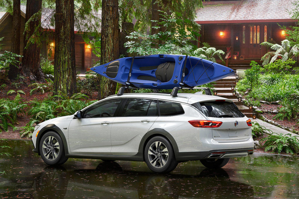 The 2018 Buick Regal TourX has a voluminous cargo area totaling 73.5 cubic feet with the second row seats folded. (Buick)

