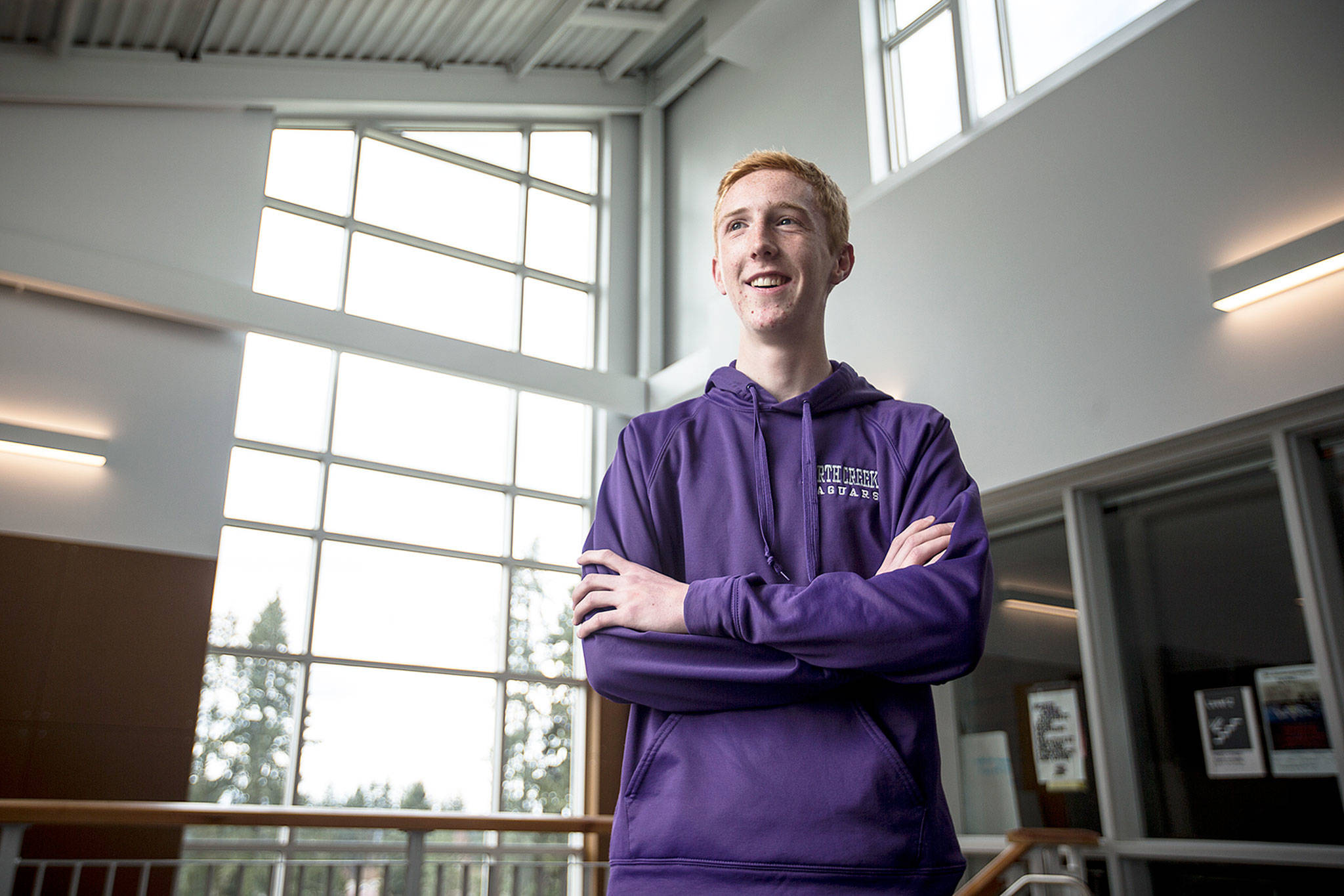 North Creek High School junior T.J. Ingersoll is interested in joining the Coast Guard following high school. (Ian Terry / The Herald)
