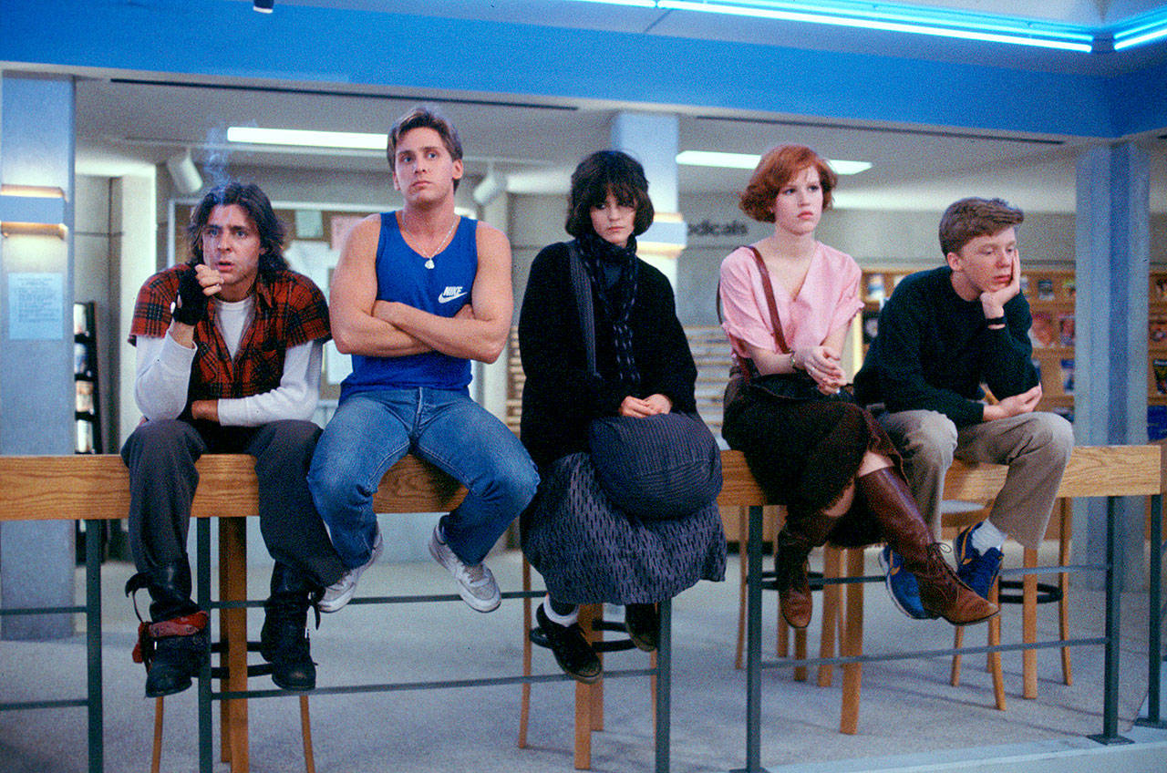 “The Breakfast Club” was one of many quotable John Hughes movies on the 1980s. (Universal)