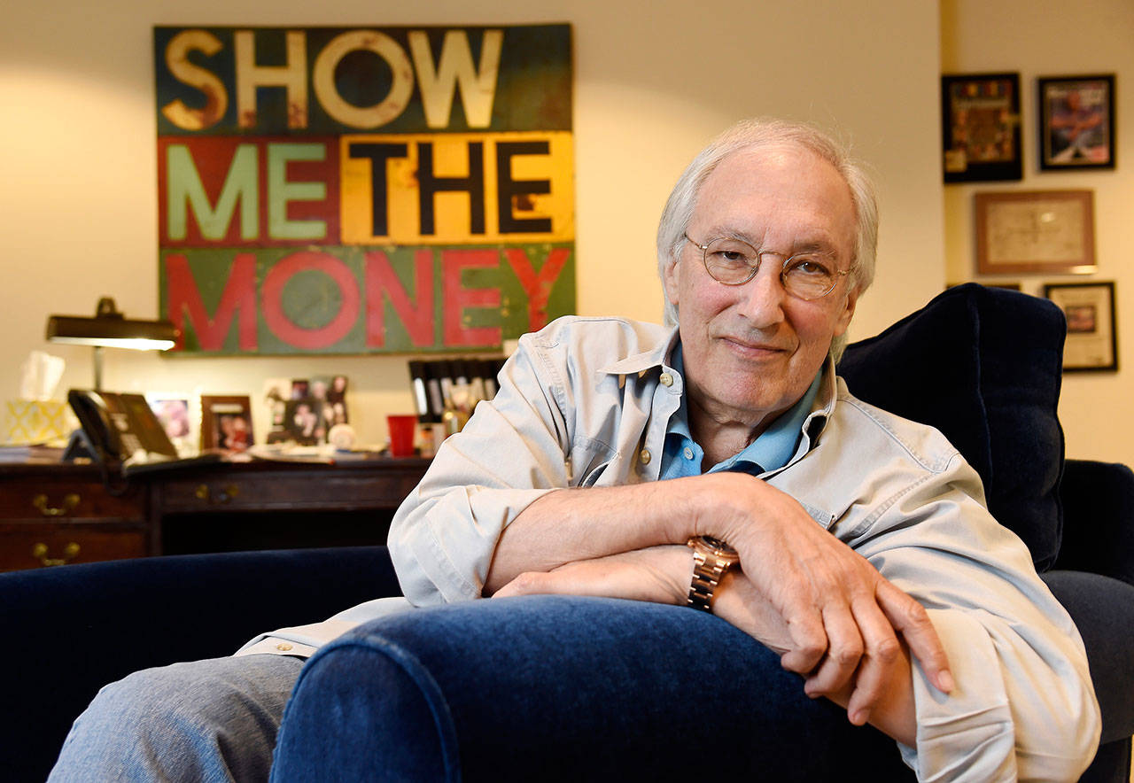 In this Aug. 2016 photo, television writer/producer Steven Bochco poses for a portrait at his office in Santa Monica, California. (Photo by Chris Pizzello/Invision/AP, File)