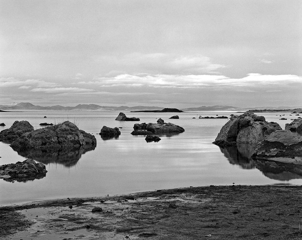 This photo from Mono Lake, California, is on display at EvCC’s Russell Day Gallery.
