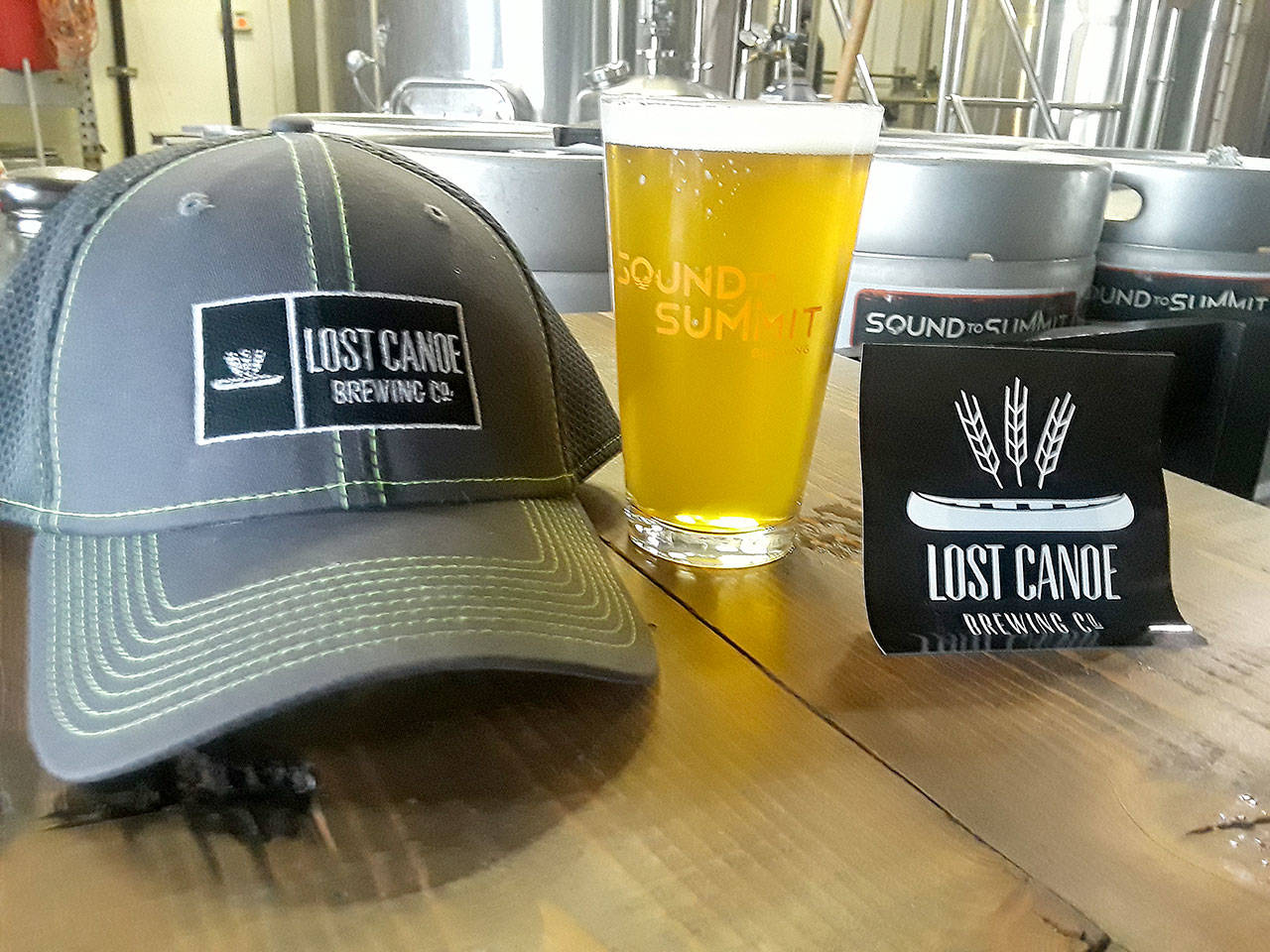 Cucumber Kolsch is available at both Lost Canoe Brewing and Sound to Summit Brewing in Snohomish. (Photo by Aaron Swaney)