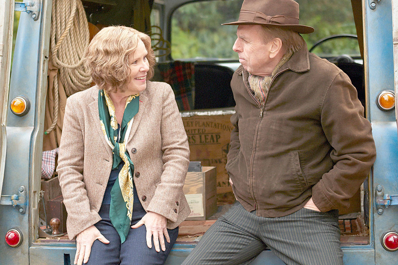 Imelda Staunton and Timothy Spall in “Finding Your Feet.” (Roadside Attractions)