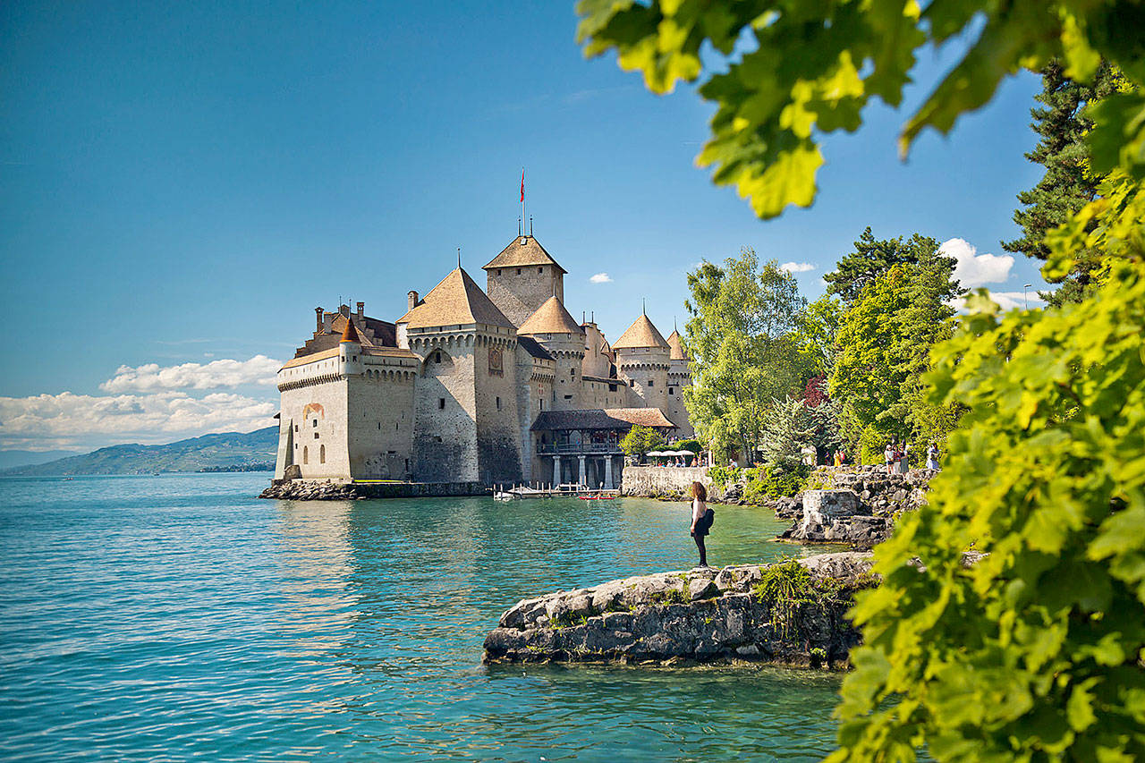 Find the dank prison and battle-scarred weapons at Chateau de Chillon before strolling the ramparts for a tingly view of Lake Geneva. (Dominic Arizona Bonuccelli / Rick Steves’ Europe)
