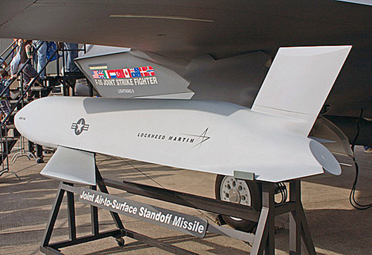 A Lockheed Martin Joint Air to Surface Standoff Missile, or JASSM (Lockheed Martin)
