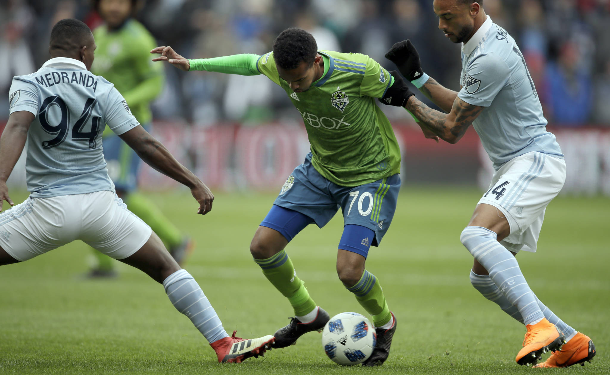 Zusi’s goal lifts Sporting KC to 2-2 draw with Sounders