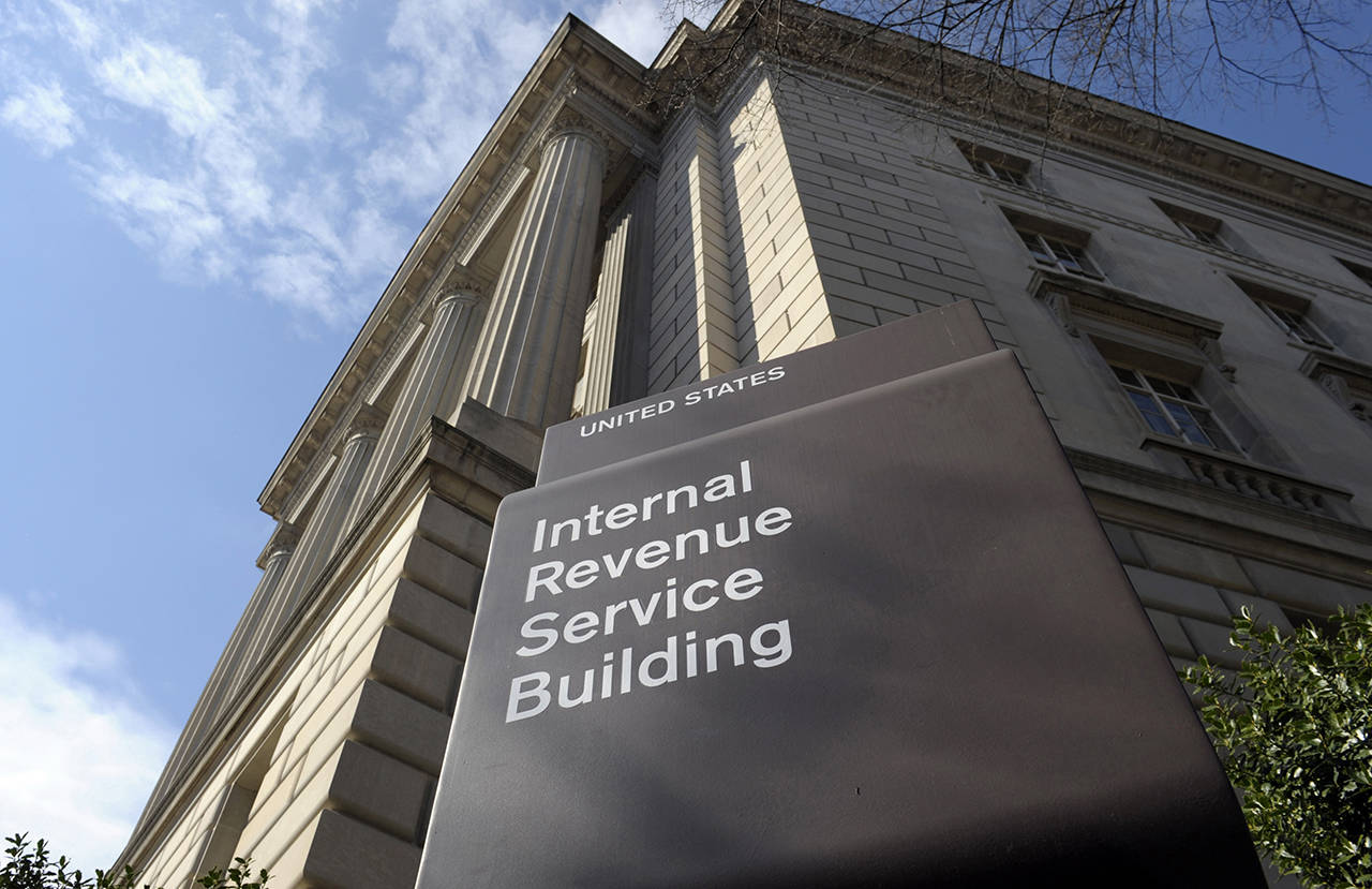 The IRS did not have an immediate explanation for the failure of its website for online tax payments Tuesday, but it’s working on it. (AP Photo/Susan Walsh, File)