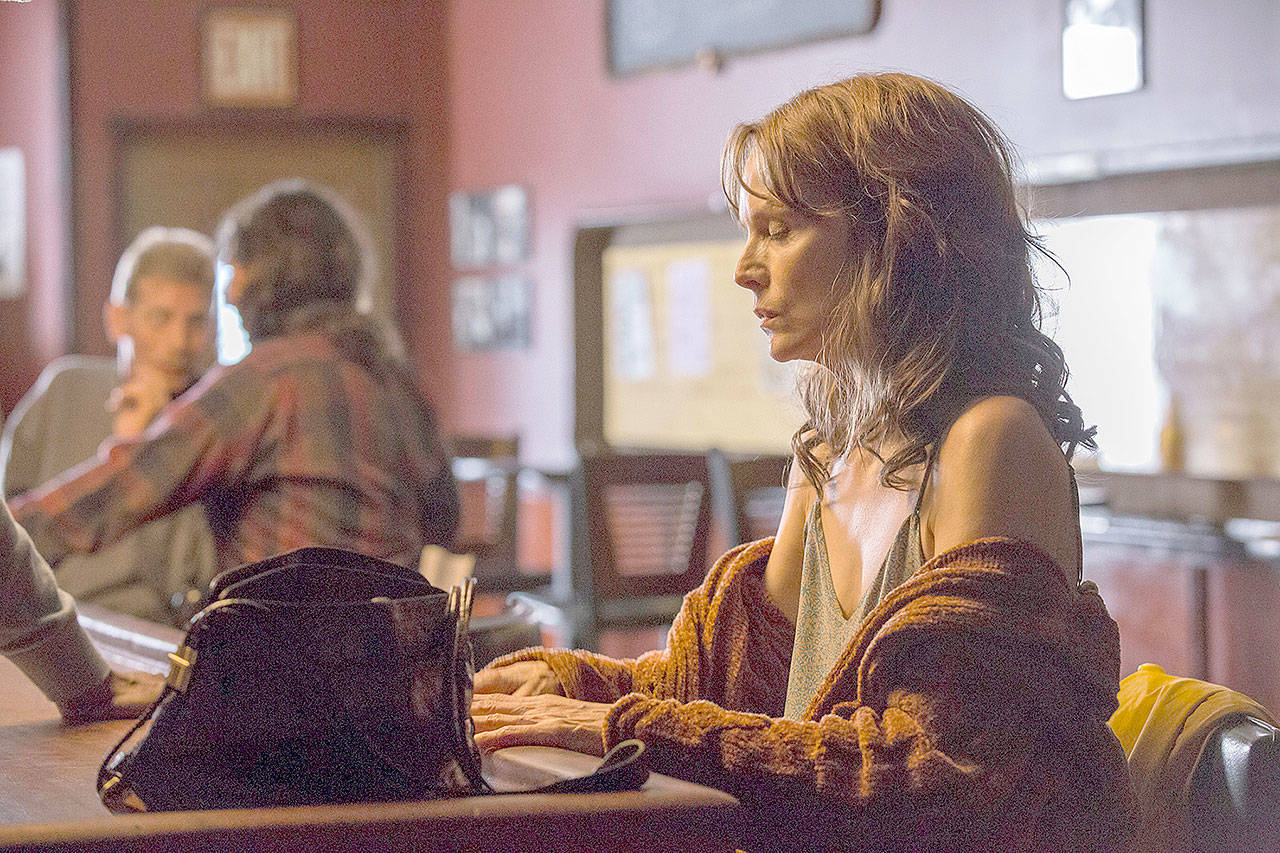 Michelle Pfeiffer plays a middle-age woman tumbling into poverty in “Where is Kyra?” (Great Point Media-Paladin)