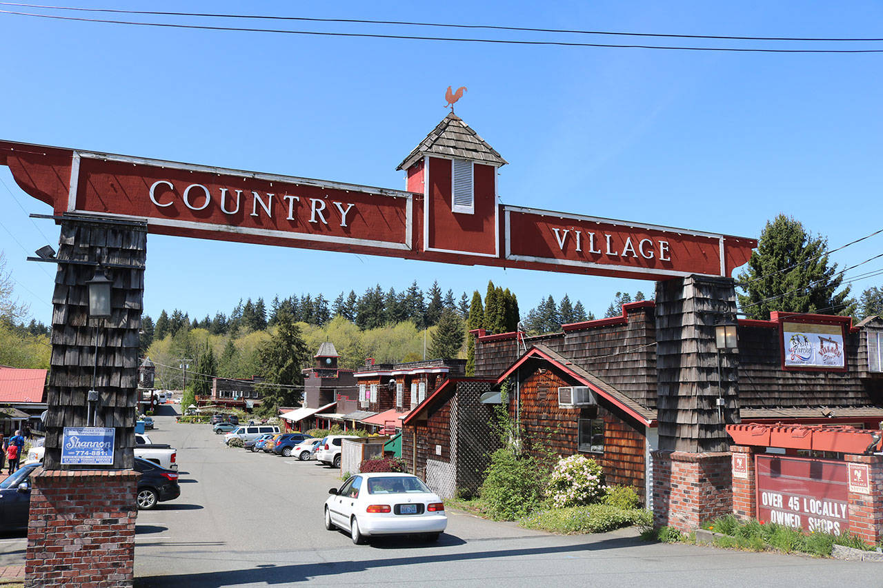 Country Village is home to more than 40 local businesses. It is unclear whether these shops will secure new locations in Bothell before the center closes in April 2019. (Aaron Kunkler / Bothell-Kenmore Reporter)