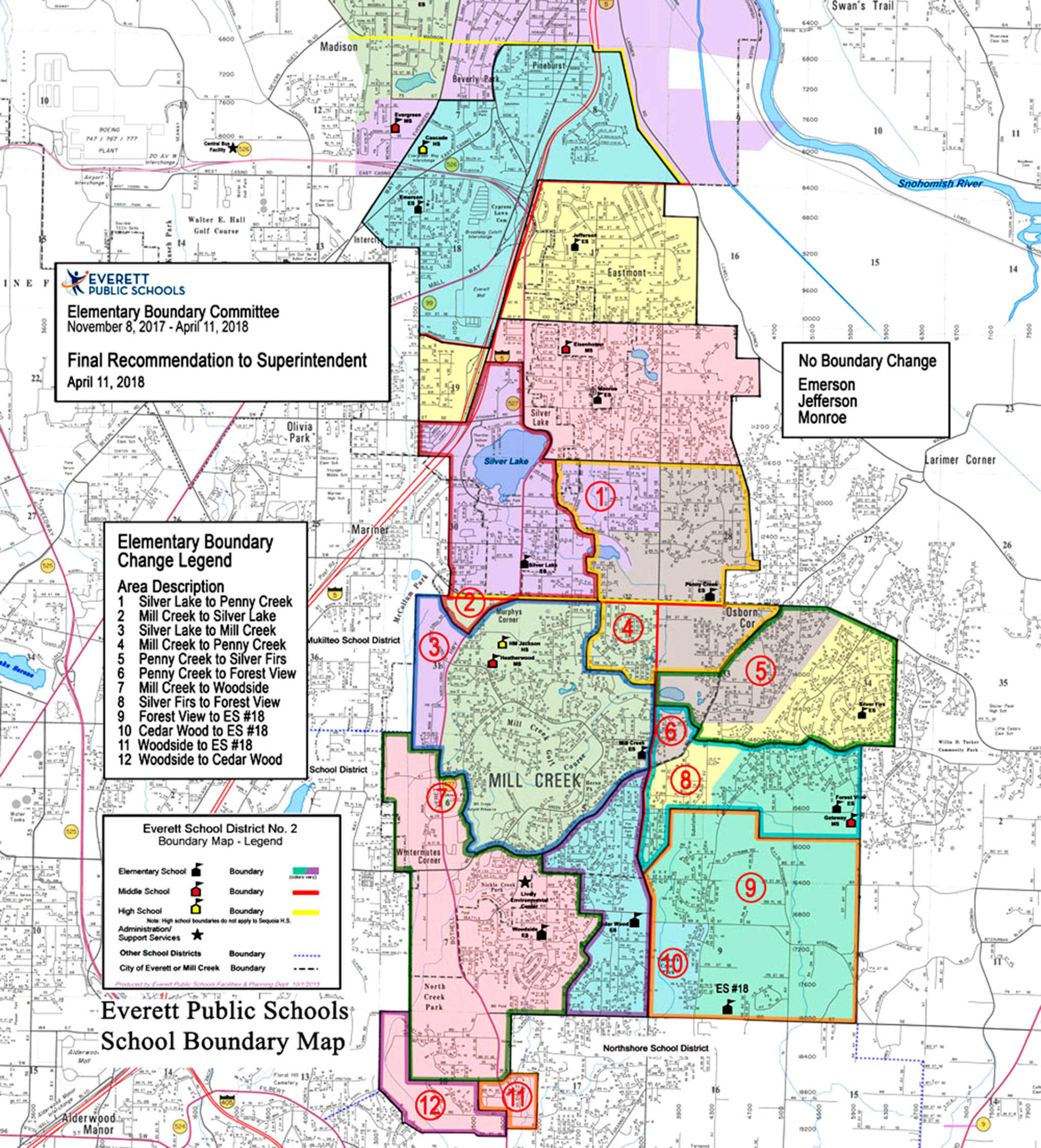 New boundaries coming for Everett elementary schools
