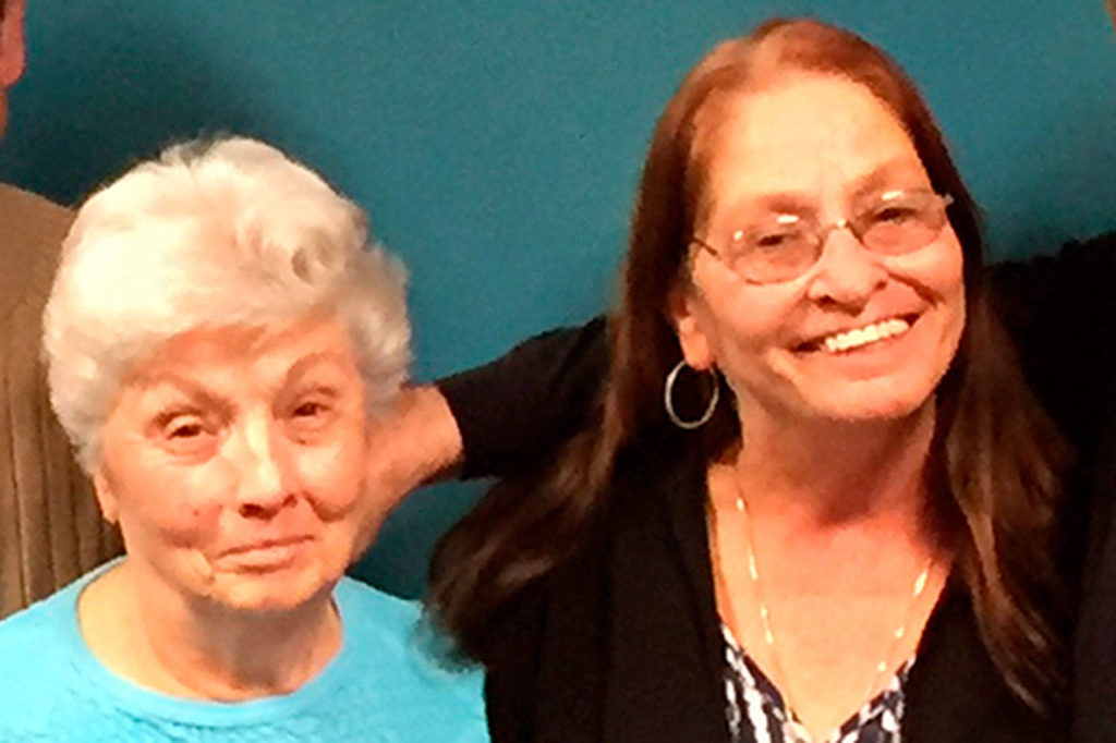 Barbara Decker (left) and her daughter, Janine Shaffer

