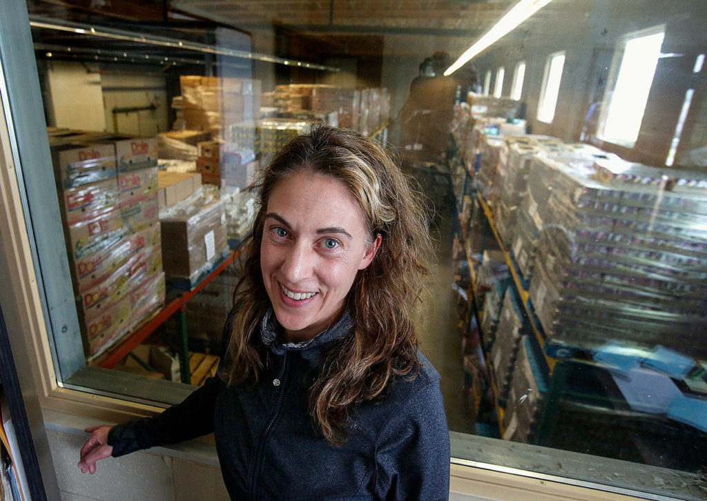 Alison Cook is Volunteers of America’s senior director of hunger prevention services. (Dan Bates / The Herald)
