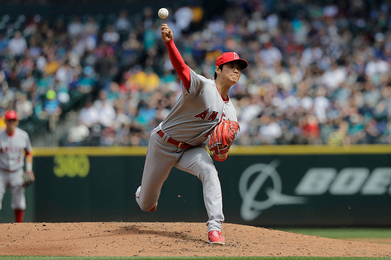 Trout, Ohtani help the Angels overpower the Mariners 8-2