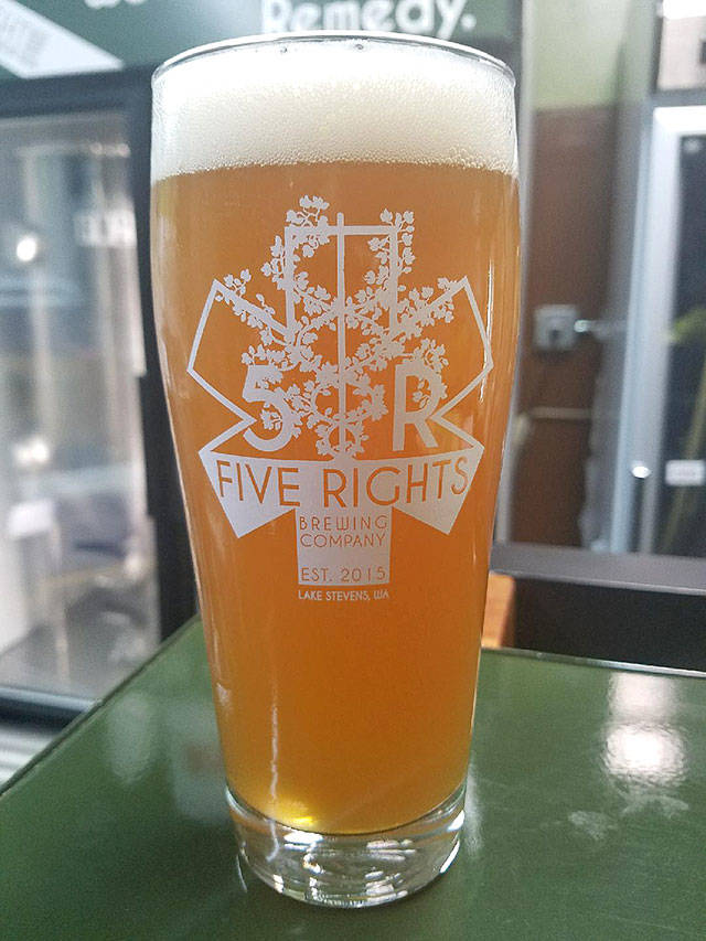 To celebrate Seattle Beer Week, 5 Rights Brewing in Lake Stevens made a special Groove series IPA. (Aaron Swaney)