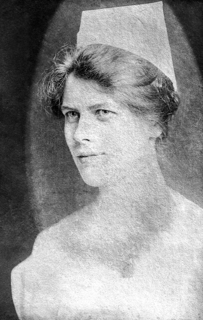 Red Cross nurse Emma Thorsen, who was raised in Silvana, “may never have been close enough to the front lines in World War I to hear the roar of the guns, but certainly knew the moans of dying men,” She was assigned to Camp Dodge, Iowa, when the influenza pandemic of 1918 hit. She too became ill and died.
