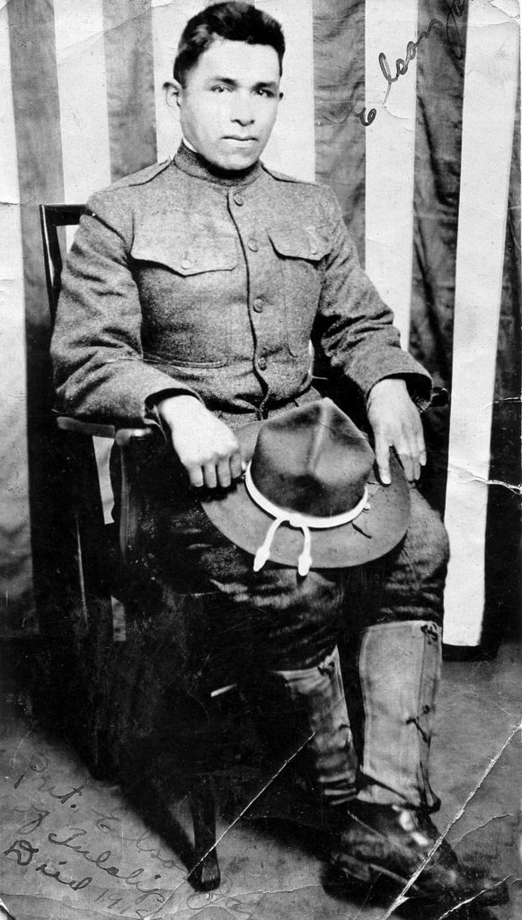 Pvt. Elson James of Tulalip guided fellow soldiers on three night-time missions into “No Man’s Land” in the weeks before the war ended. He became ill, likely from exposure. He died in a field hospital in Germany a month after World War I ended.
