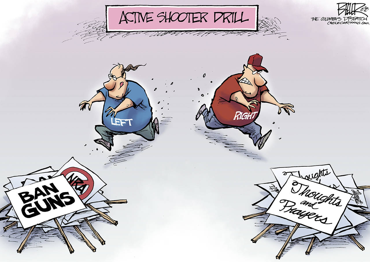 Editorial cartoons for Monday, May 21