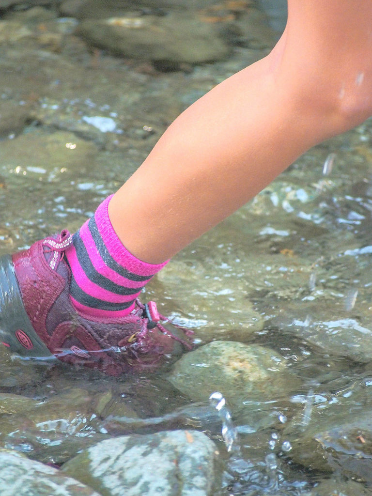 Family hiking and backpacking trips go smoother if you’re prepared with things like dry socks. (Photo by Jon Stier)
