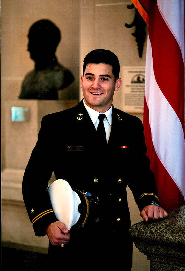 U.S. Navy Ensign Nicholas Taglialavore