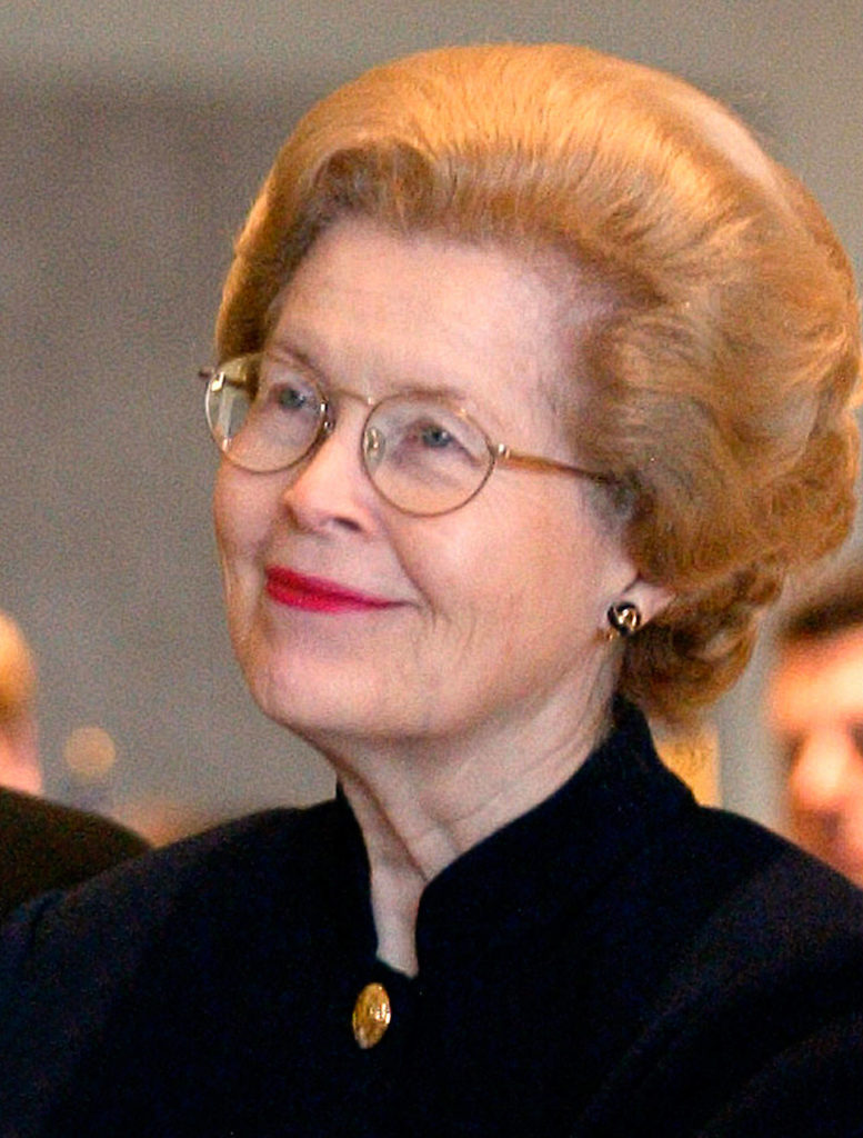 Helen Jackson atttends Naval Station Everett’s 10th anniversary celebration April 8, 2004. (Dan Bates / Herald file)
