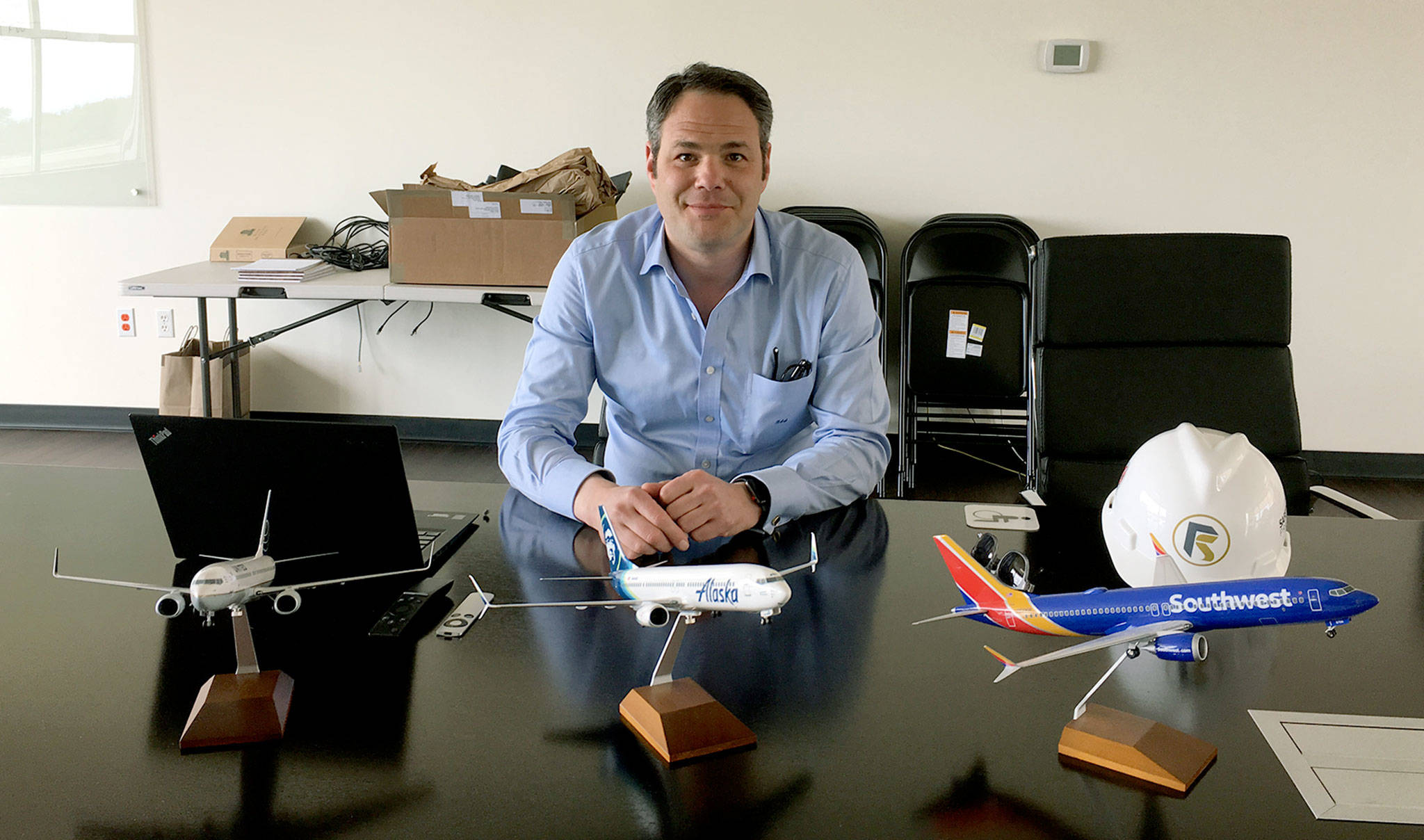Brett Smith is chief executive of Propeller Airports. (Janice Podsada / The Herald)
