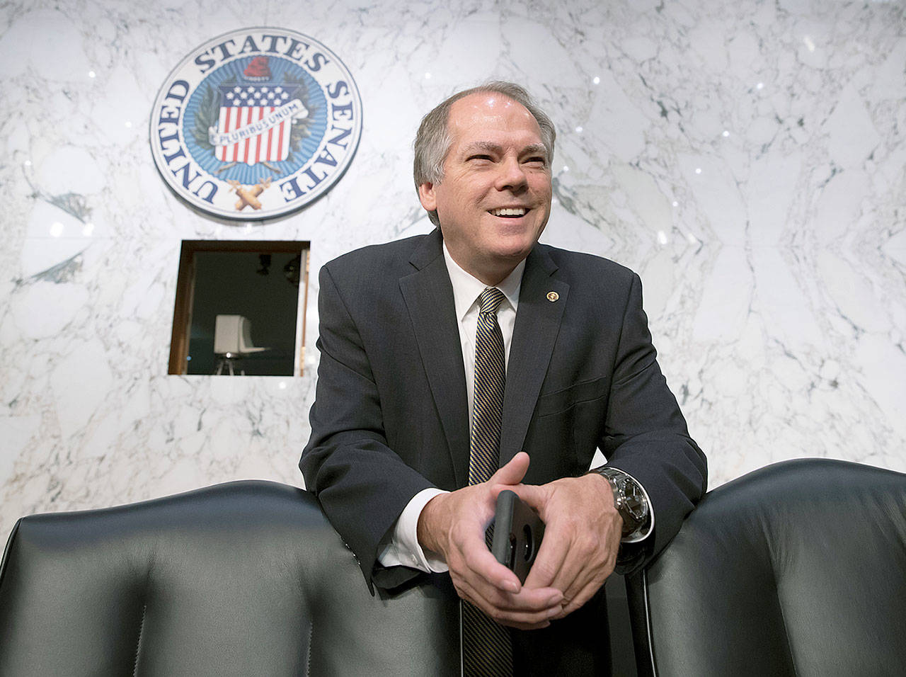 James Wolfe, then director of security with the Senate Intelligence Committee, in June 2017. (AP Photo/J. Scott Applewhite, file)