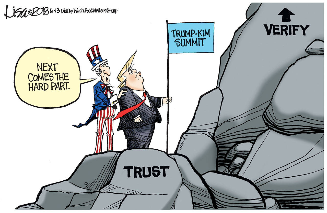 Editorial cartoons for Thursday, June 14