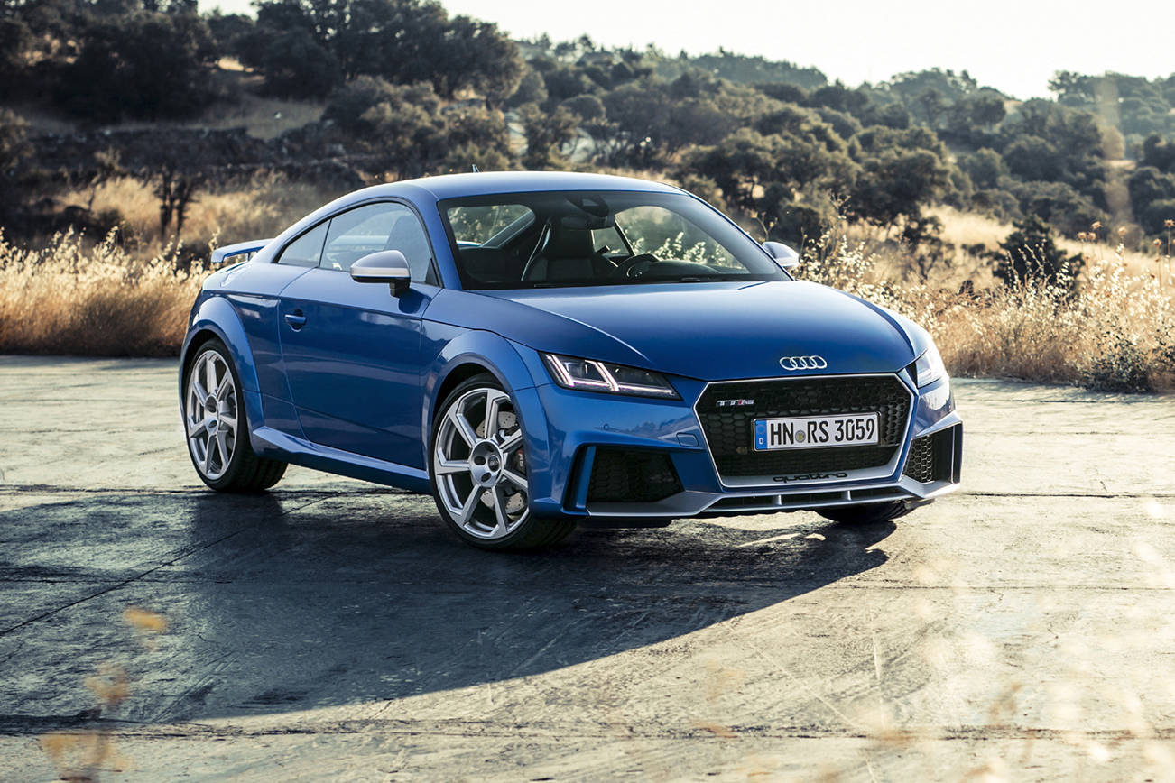 2018 Audi TT RS: a powerful drive for fun in the sun