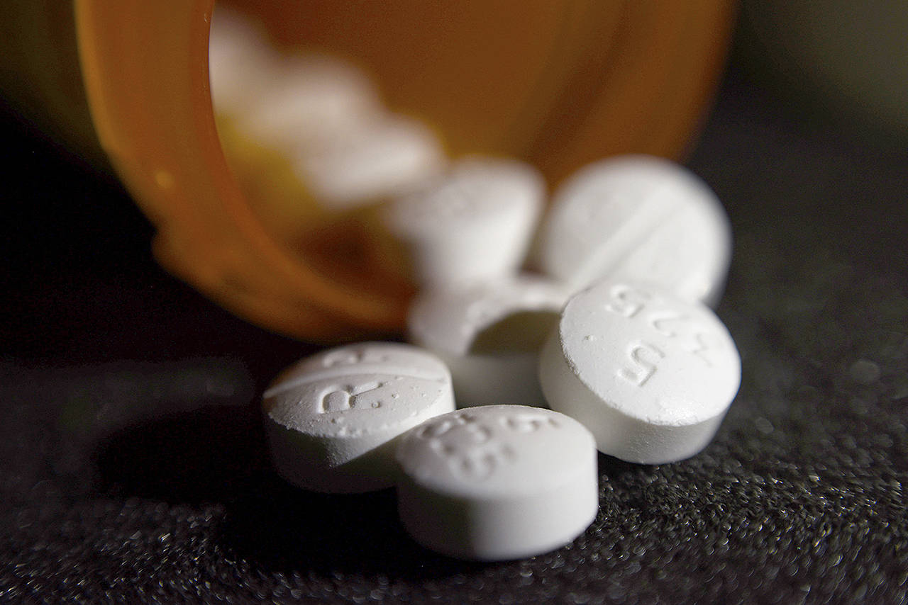 Island County is preparing to join San Juan, Skagit and Snohomish counties, and many others, in a lawsuit against prescription opioid manufacturers. (Patrick Sison / AP file)